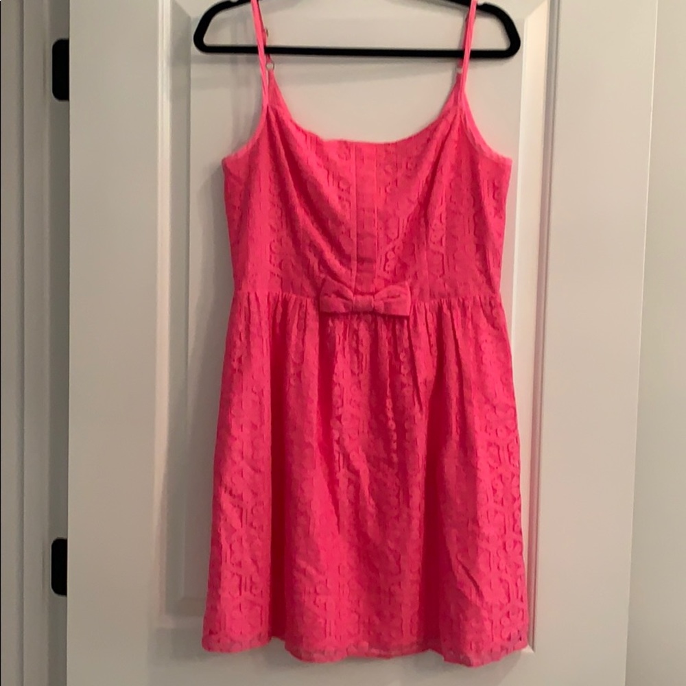 Lilly Pulitzer pink dress